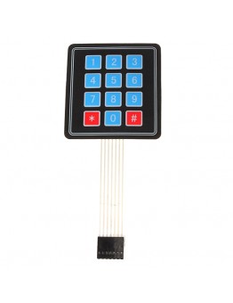 3Pcs 4 x 3 Matrix 12 Key Array Membrane Switch Keypad Keyboard For Arduino