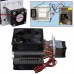 12V 6A 72W Thermoelectric Peltier Refrigeration Cooling Cooler Fan System Heatsink Kit Cooler