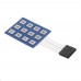 4 x 3 Matrix Array 12 Key Keypad Keyboard Sealed Membrane 4 3 Button Pad with Sticker Switch for