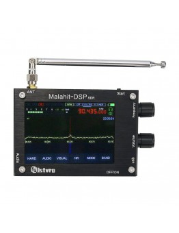 50KHz  2GHz 3 5Inch LED Receiver Malahit SDR DSP Software Radio Registered Edition Radio Bulit  in Speaker