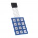 4 x 3 Matrix Array 12 Key Keypad Keyboard Sealed Membrane 4 3 Button Pad with Sticker Switch for