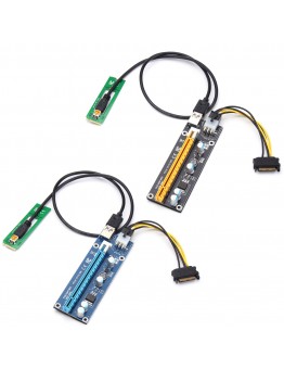 VER006C 0 6m M2 NGFF To 16X SATA 15PIN PCI  E 1X To PCI  E 16X USB 3 0 Cable Mining Riser Card